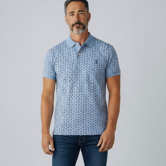 Polo Ralph Lauren - NWOT Blue Paisley Polo Shirts, Blue Label, Sold Separately - Picture 2 of 14